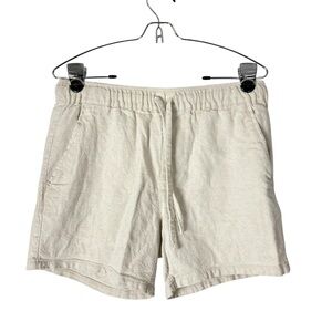 Asos design shorts Size Small textured Linen blend oatmeal
